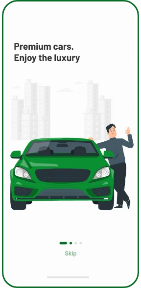 Car Rental App screen