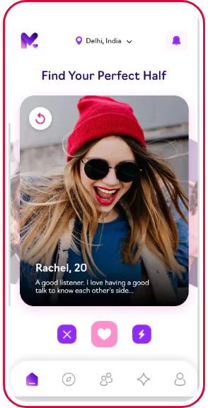 Dating App screen