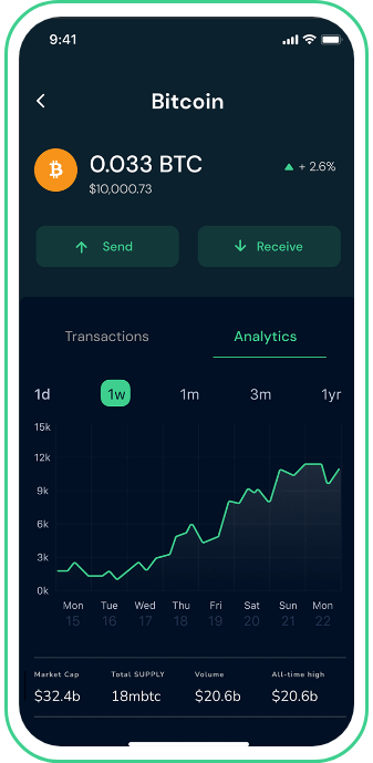 DeFi Development screen