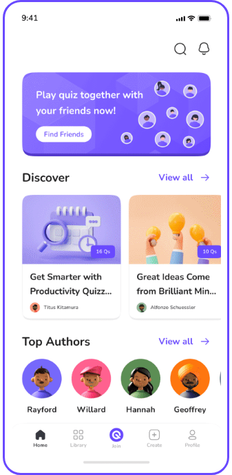 Education App screen