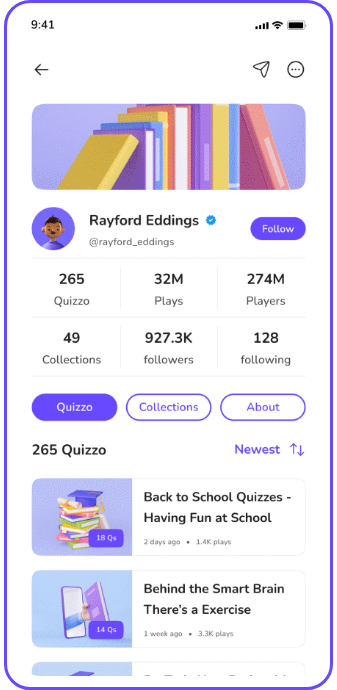 Education App screen