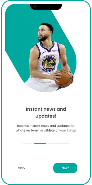 Fantasy Sports App screen