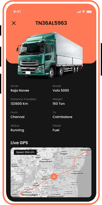 Fleet Management Software screen