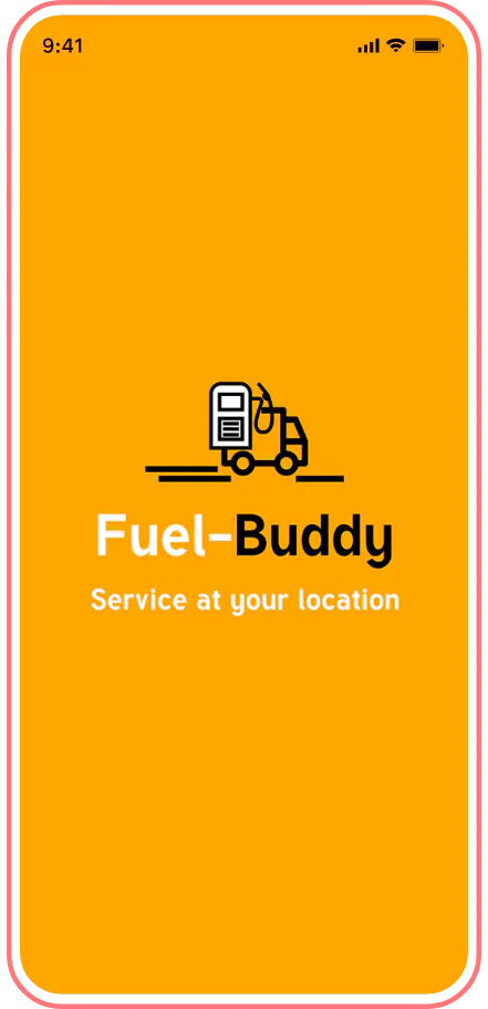 Fuel Delivery App Screen