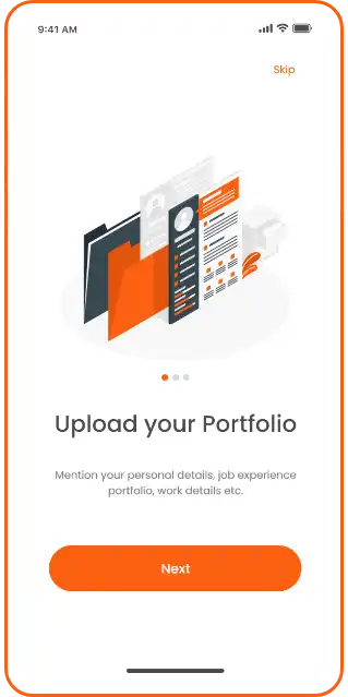 Job Portal screen