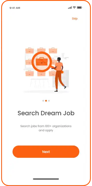 Job Portal screen