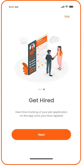 Job Portal screen