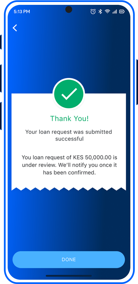 Loan Lending App screen