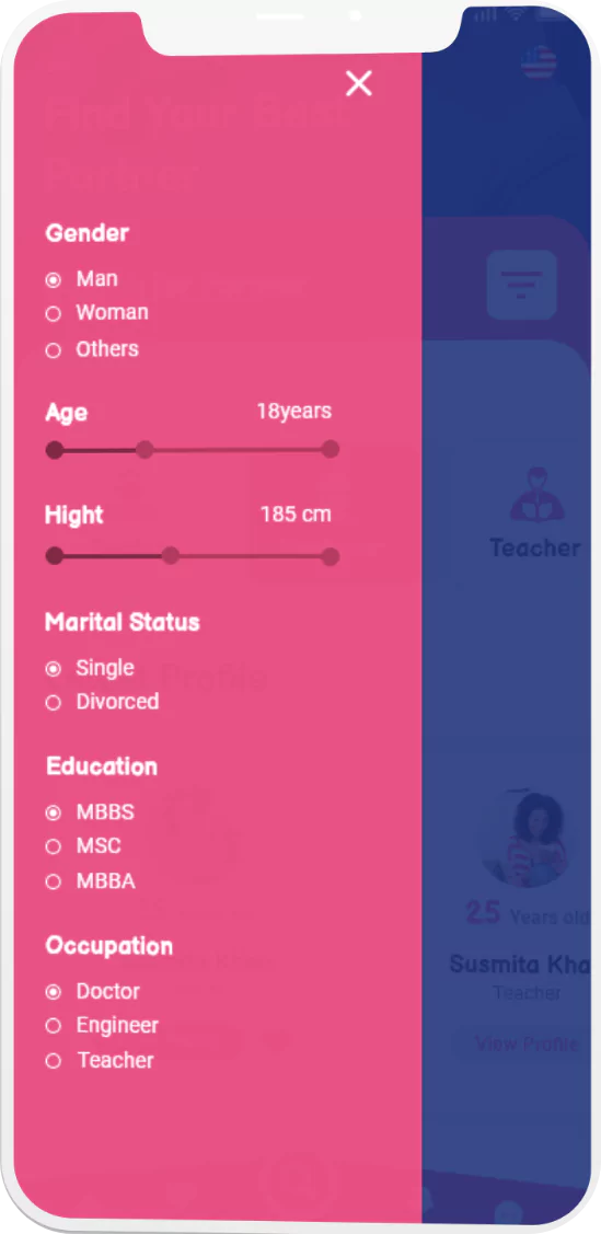 Matrimony App Screen