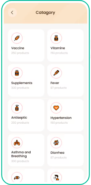 Medicine Delivery App Screen