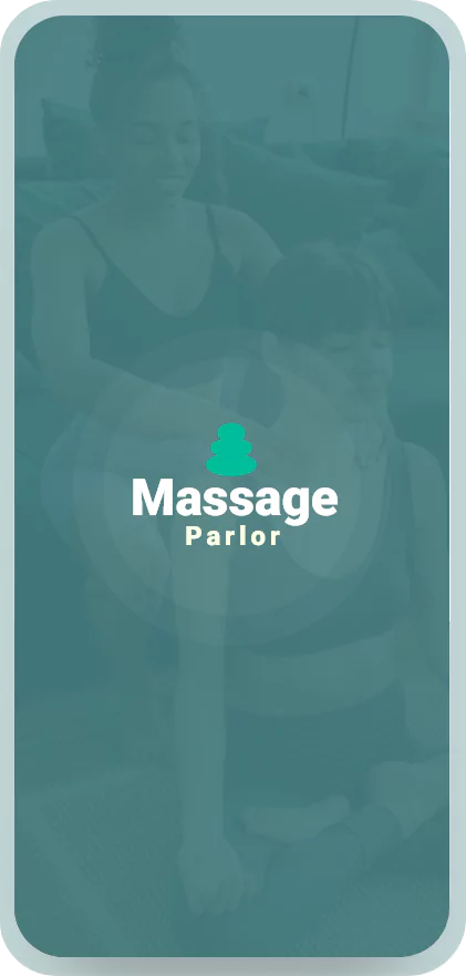 Massage app screen