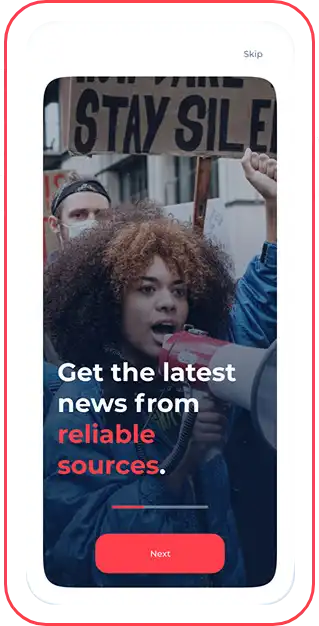 News App screen