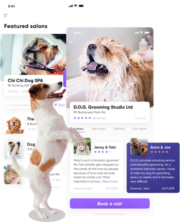 Pet Grooming App Development company