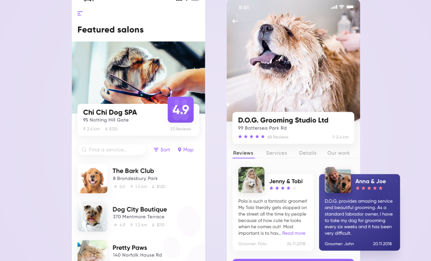 Pet Grooming App Development company