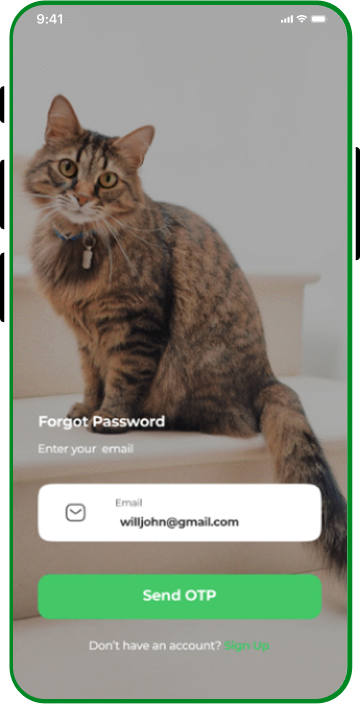 Pet Grooming App screen