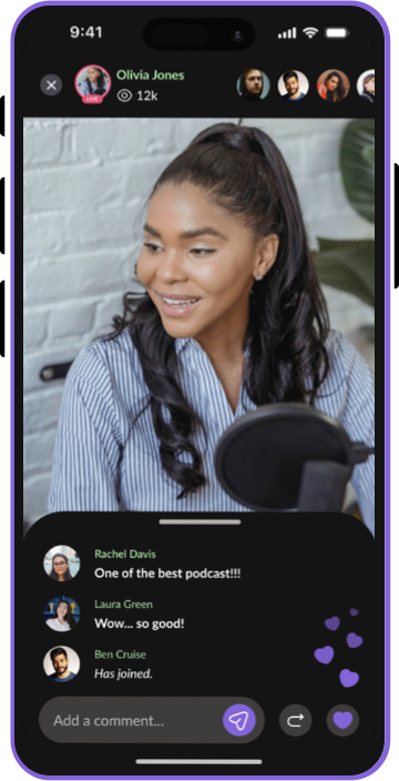 Podcast App screen