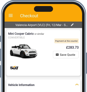 Rentcars App Clone