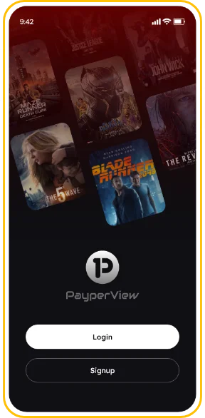 Video Streaming App screen