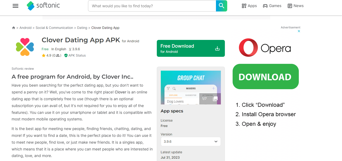 clover Hookup Apps