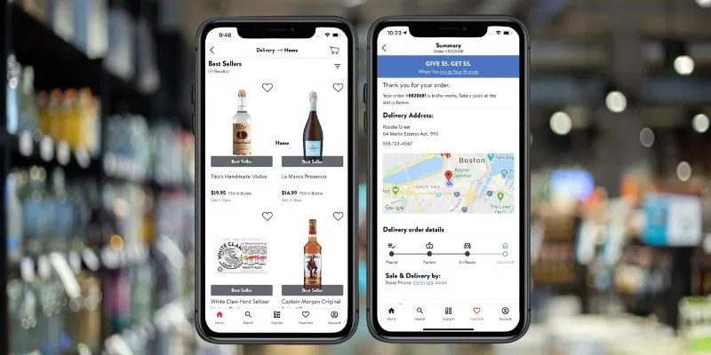 Liquor Delivery App Development Cost Estimation With Advanced Features In USA