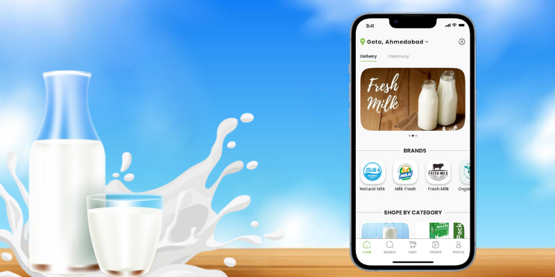 Online Milk Delivery App Development : Cost+Tech Stack USA 2024