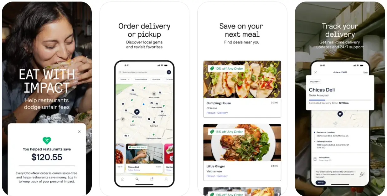 Best Restaurant App: ChowNow