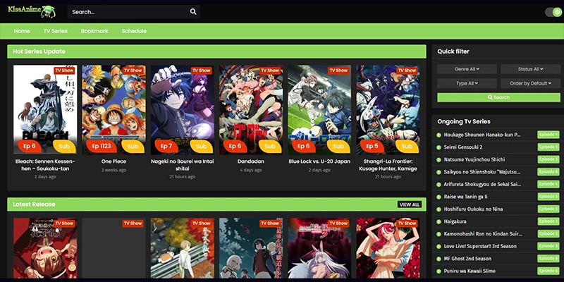 KissAnime aniwatch alternatives