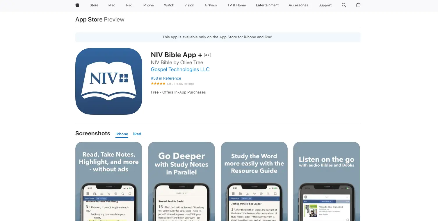 NIV Bible 