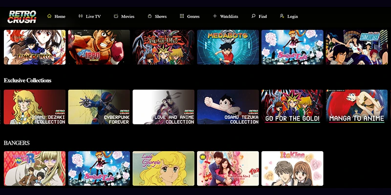 RetroCrush aniwatch alternatives