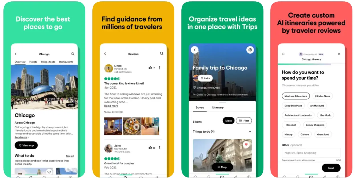 Best Restaurant App: Tripadviser