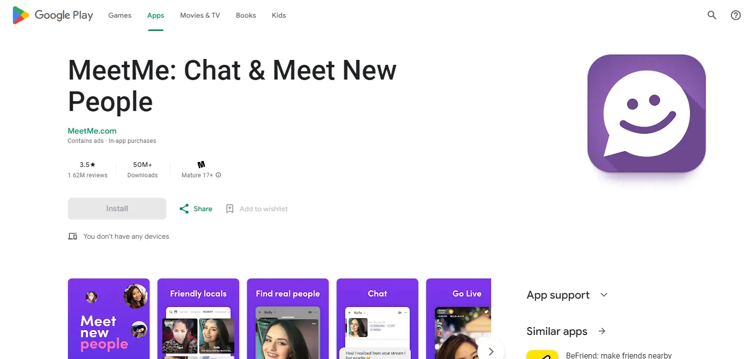 MeetMe Social Media App