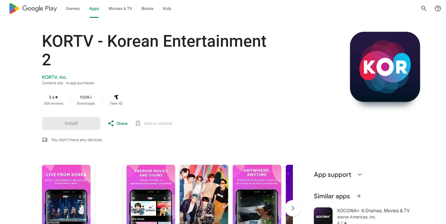 Best app for watching korean movies sale