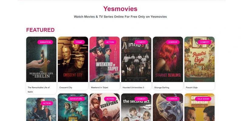 yesmovies alternative of 123movies 